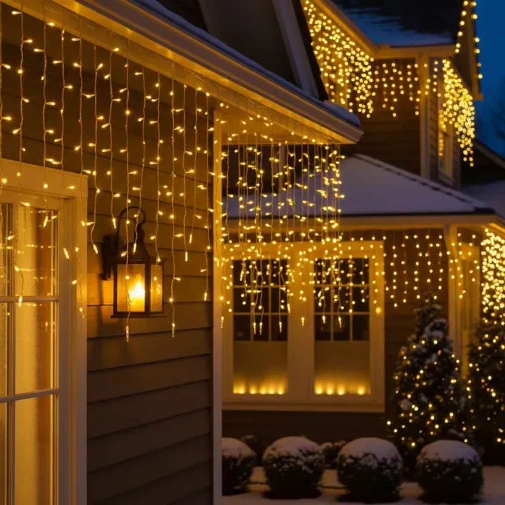 Cascada Luces Guirnalda Luces Navidad Cascada Navidad 200l (Copia)