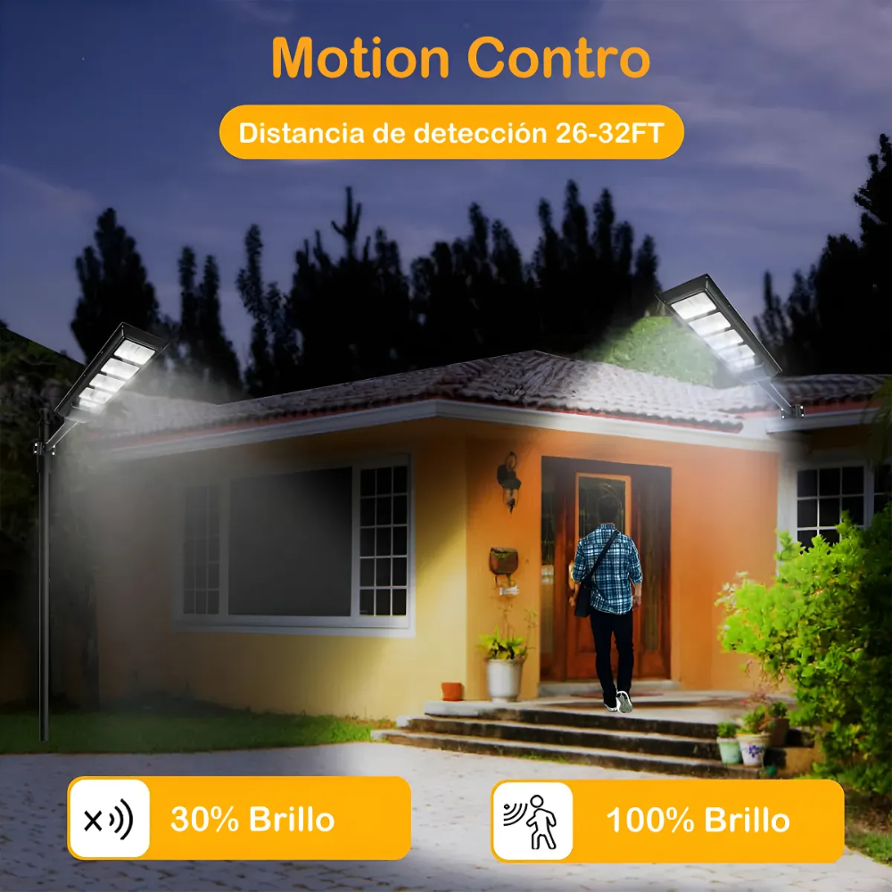 Lampara Led Solar Luminaria Suburbana Alumbrado 400w