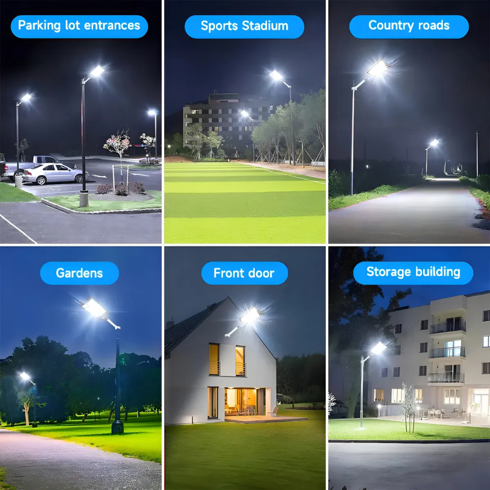 Lampara Led Solar Luminaria Suburbana Alumbrado 400w