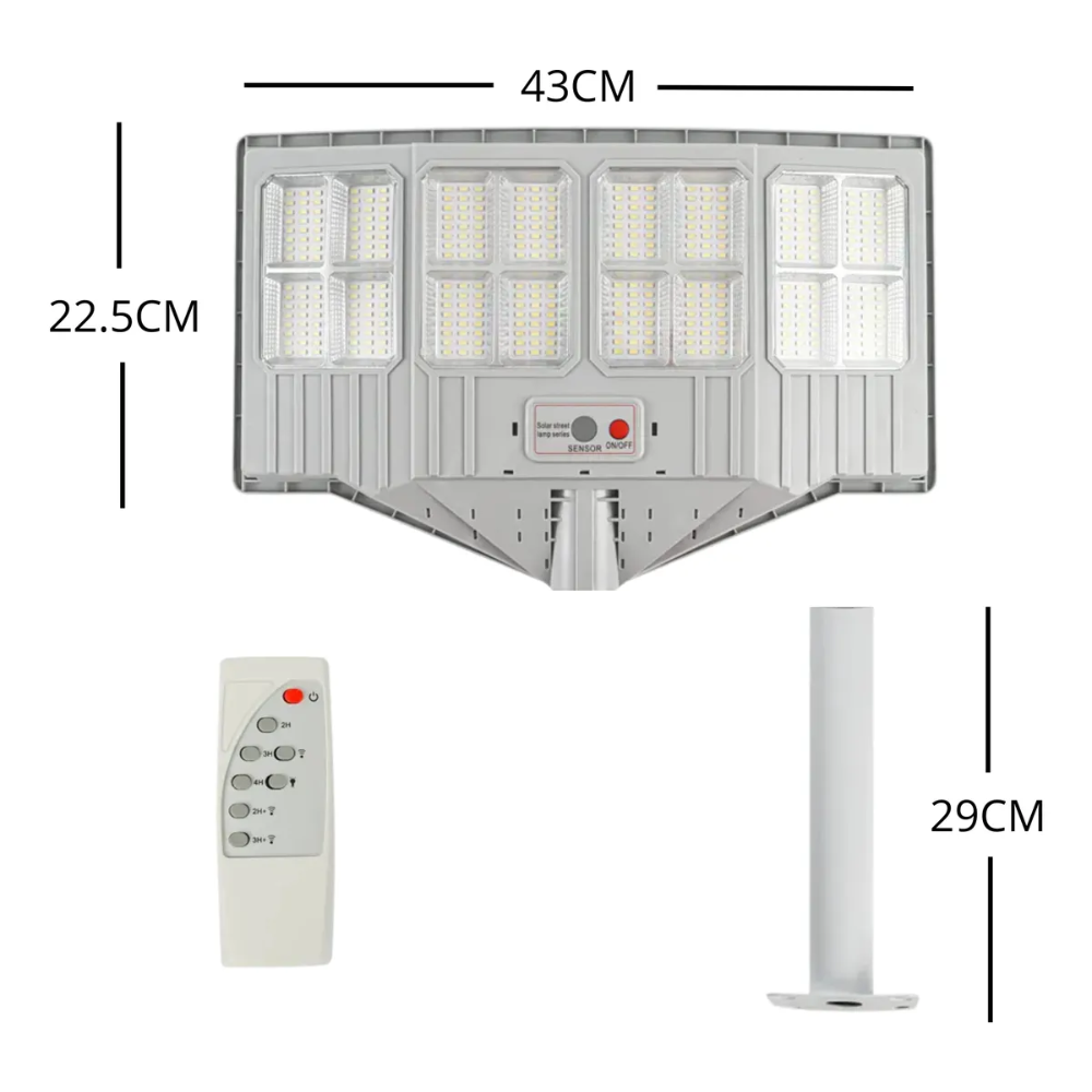 Lampara Led Solar Luminaria Suburbana Alumbrado 600w