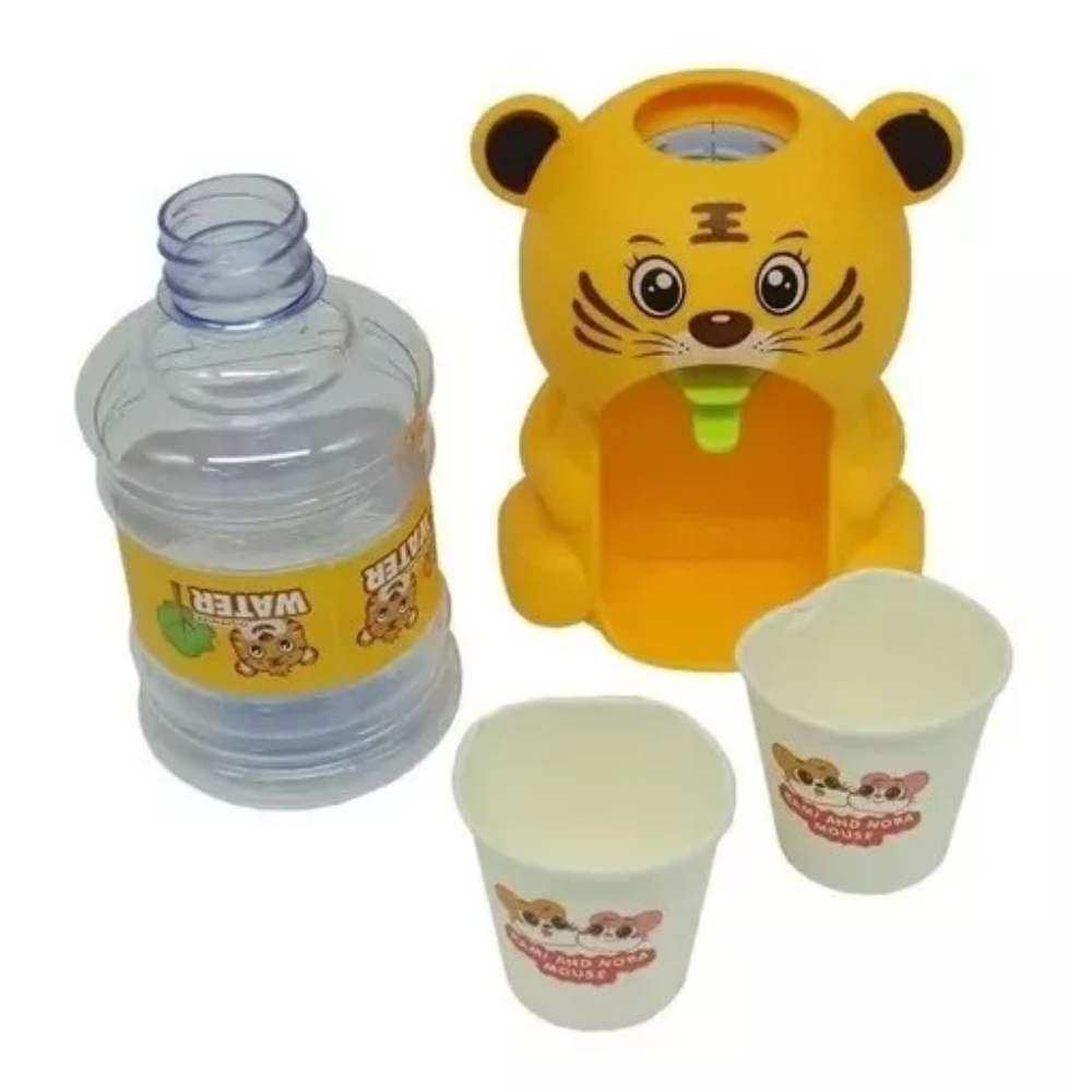 Mini Garrafón Dispensador Agua Juguete Niños Animalito 23cm