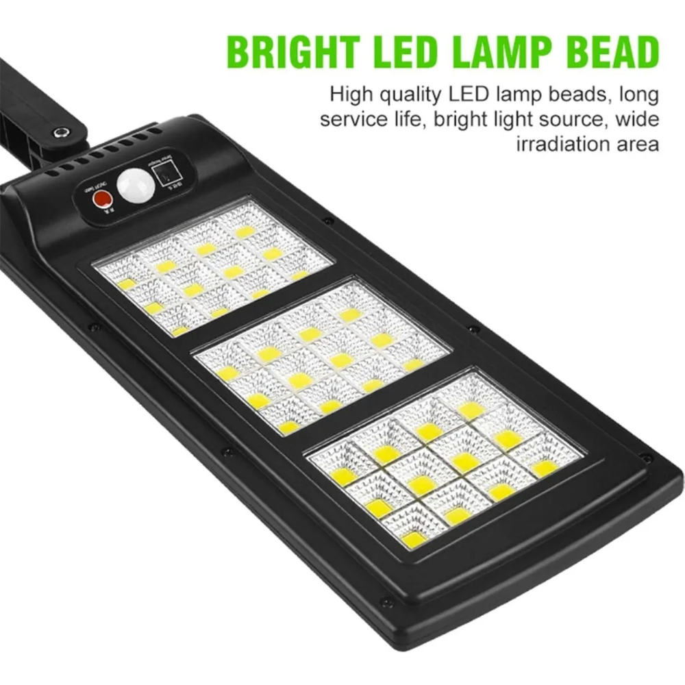 Foco Led Exterior Solar Luz Led Reflector 144 Cob + Control