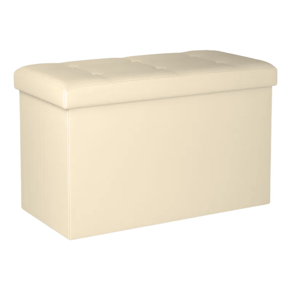 Banqueta Baul Puff Baul Organizador Puff Sillon 76x38cm