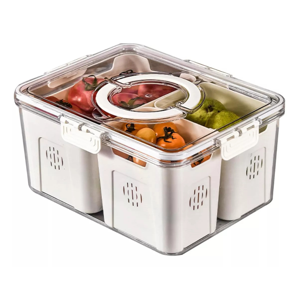 Taper Tupper Organizador De Alimentos Contenedor 31x24x15cm
