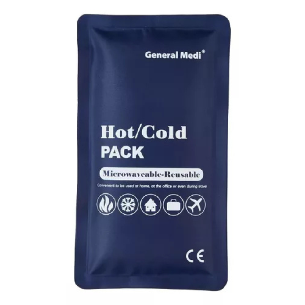 Compresa Gel Frio Calor Golpes Lesiones Reutilizable 27x13cm
