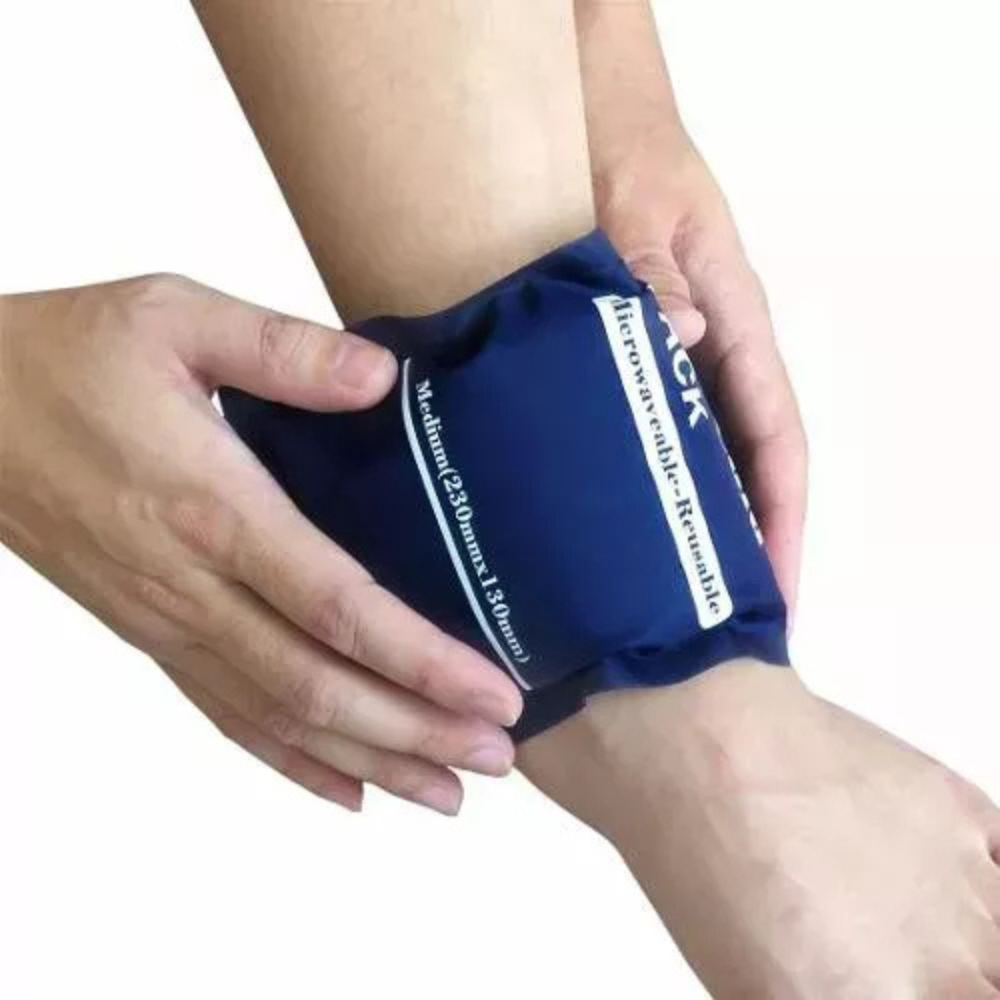 Compresa Gel Frio Calor Golpes Lesiones Reutilizable 27x13cm