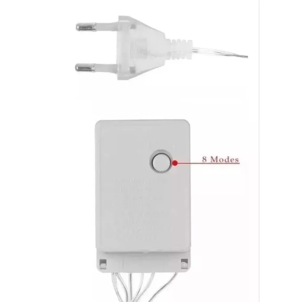 Luces Navidad Cascada Luces Guirnalda Navidad 3x2mt 320l