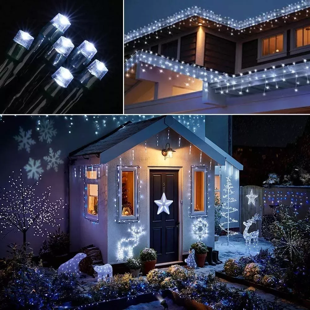 Luces Guirnalda Exterior Luces Navidad Guirnaladas 8m 100l