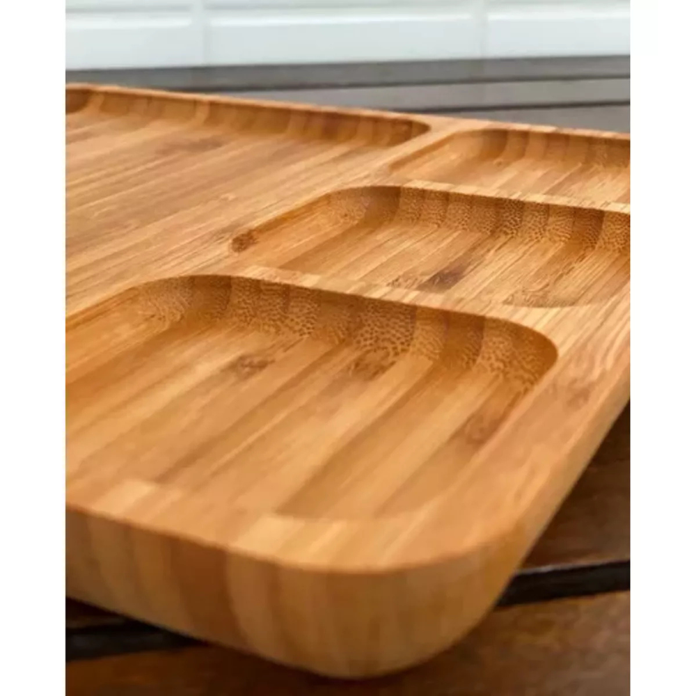 Tablas De Picoteo Tabla Aperitivo Tabla Madera 4div 22x22cm