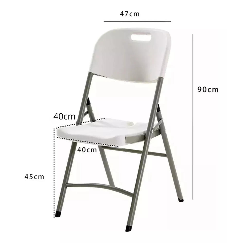 Comedor Casino 4 Sillas Mas Mesa Plegable Elegante Camping