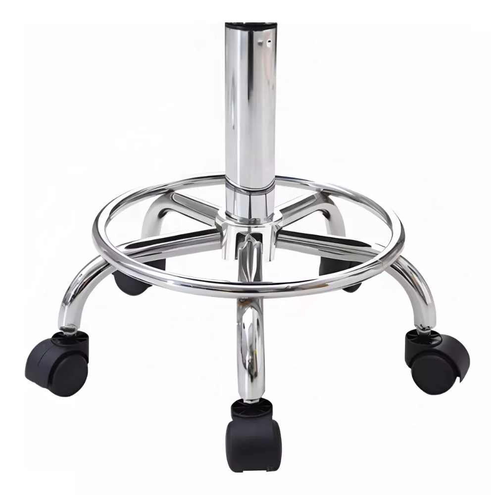 Silla Taburete Bar Giratorio Altura Ajustable Con Ruedas