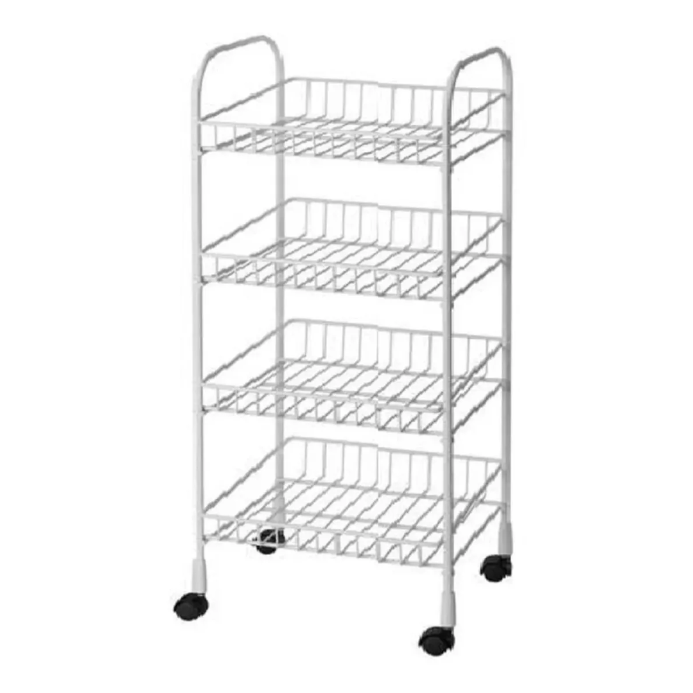 Carro Organizador De Cocina Con 4 Estantes Organizador Metal