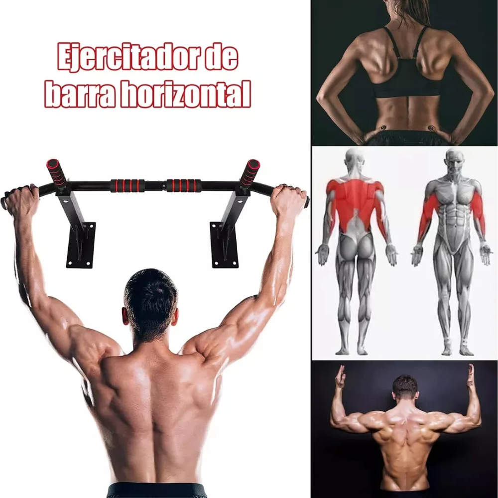 Barra De Ejercicios Dominadas Multifuncional Doble Flexiones
