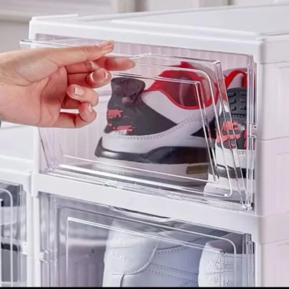 6 Cajas Organizadoras Zapatos Zapatero Zapatera Plegable