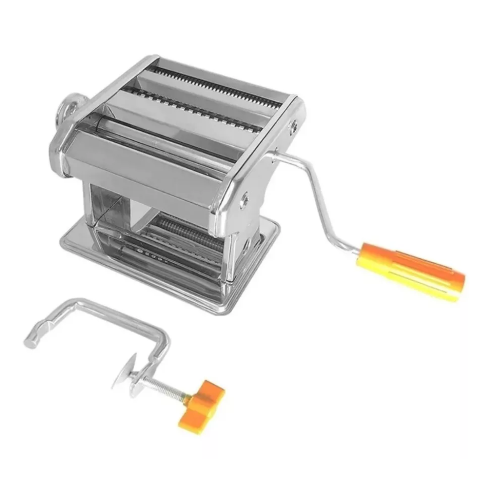 Maquina Manual De Pastas Acero Inoxidable Color Plateado