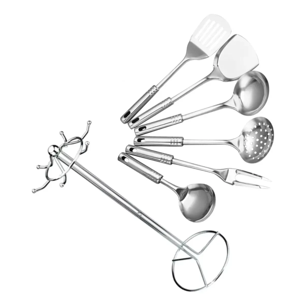 Set Utensilios De Cocina Acero Inoxidable Set Cocina 7pcs