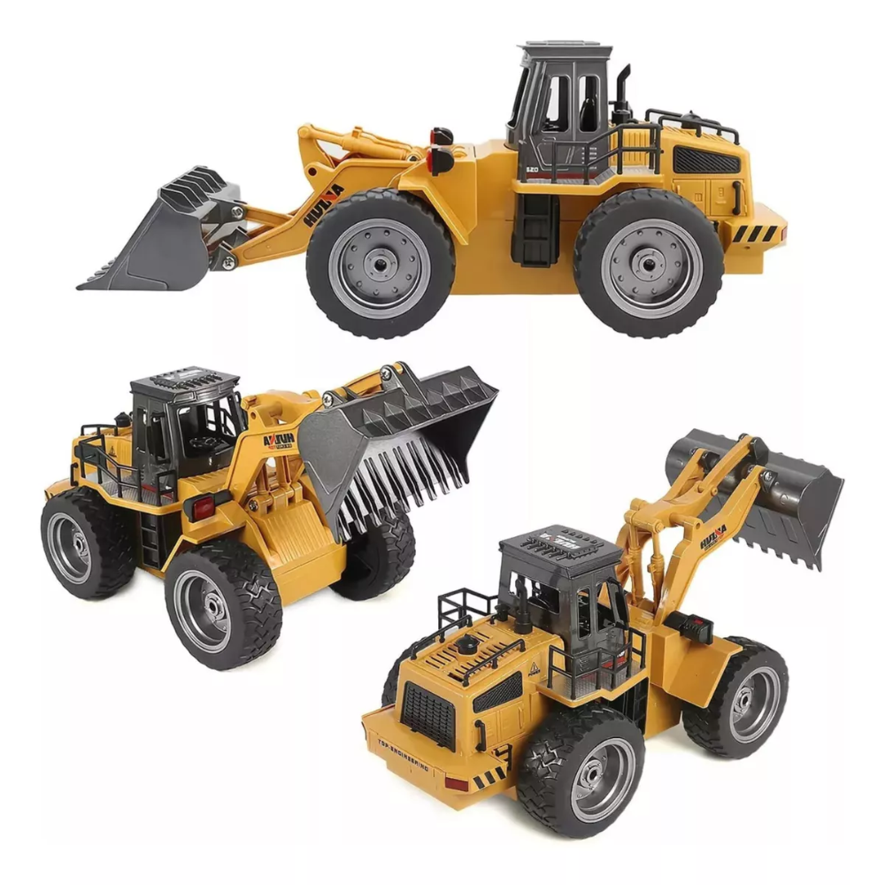 Excavadora Bulldozer Construcción Control Remoto Para Niños