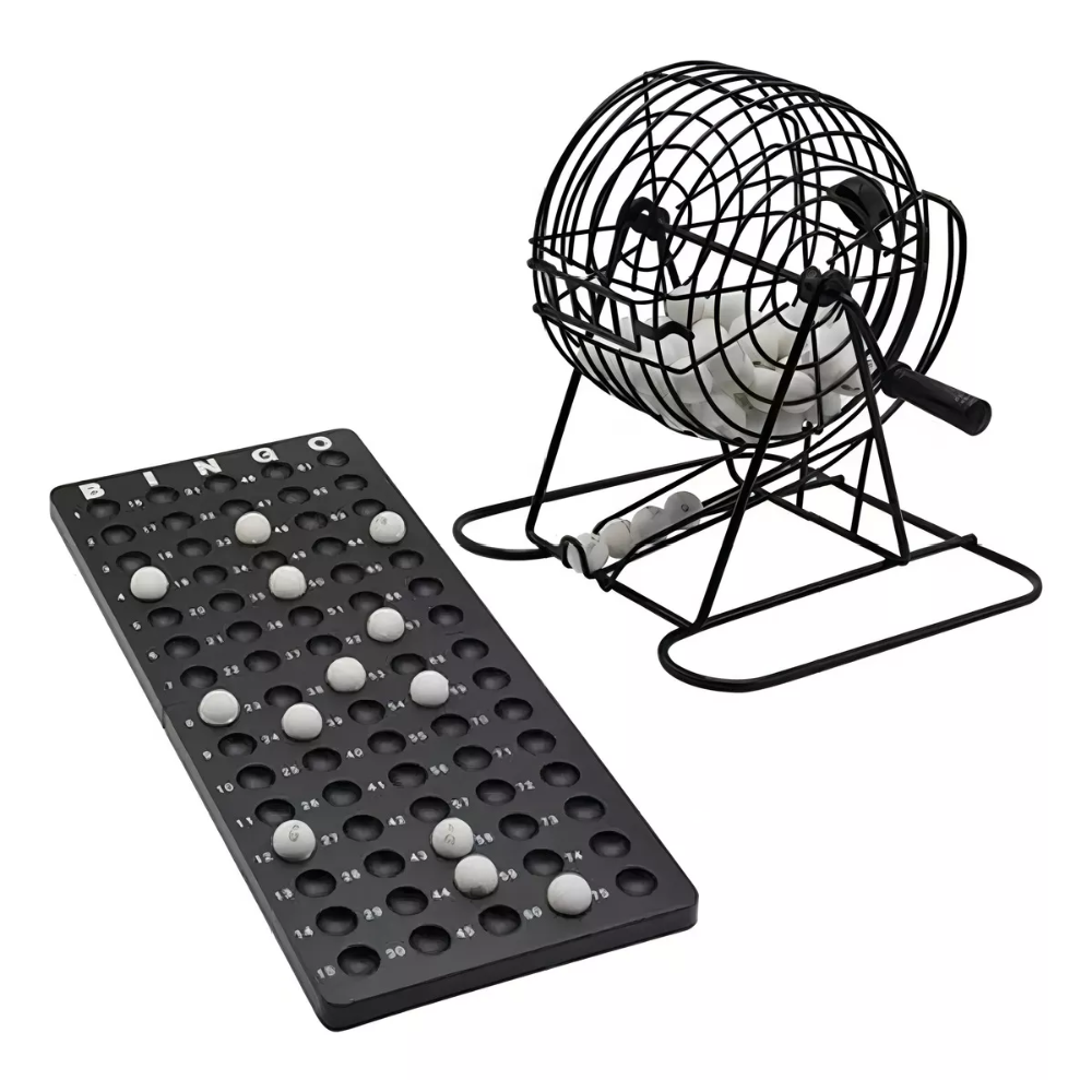 Set De Bingo Tombola Juego De Mesa Familiar Cartones Fichas
