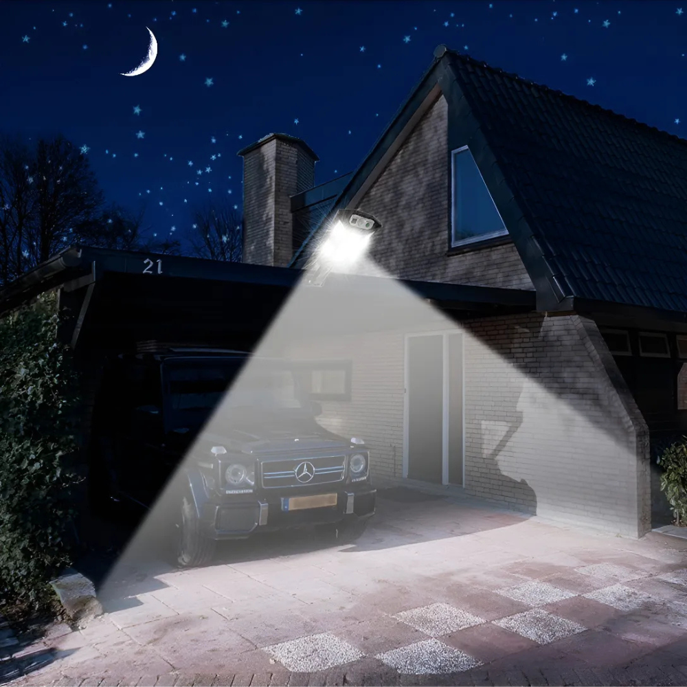 Reflector Led Foco Con Sensor Movimiento Led Control Remoto