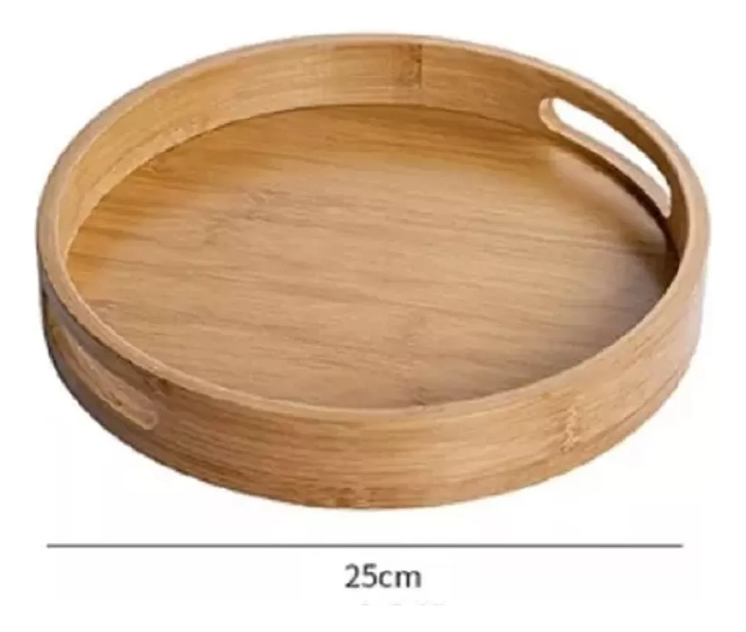 Bandeja Desayuno Bandejas Garzon Bandejas De Madera 25cm