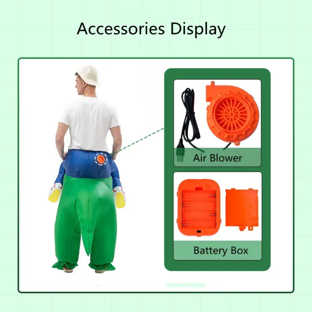 Disfraz Alien Inflable Disfraz De Marciano Inflador Incluido Disfraz De Extraterrestre Para Niños