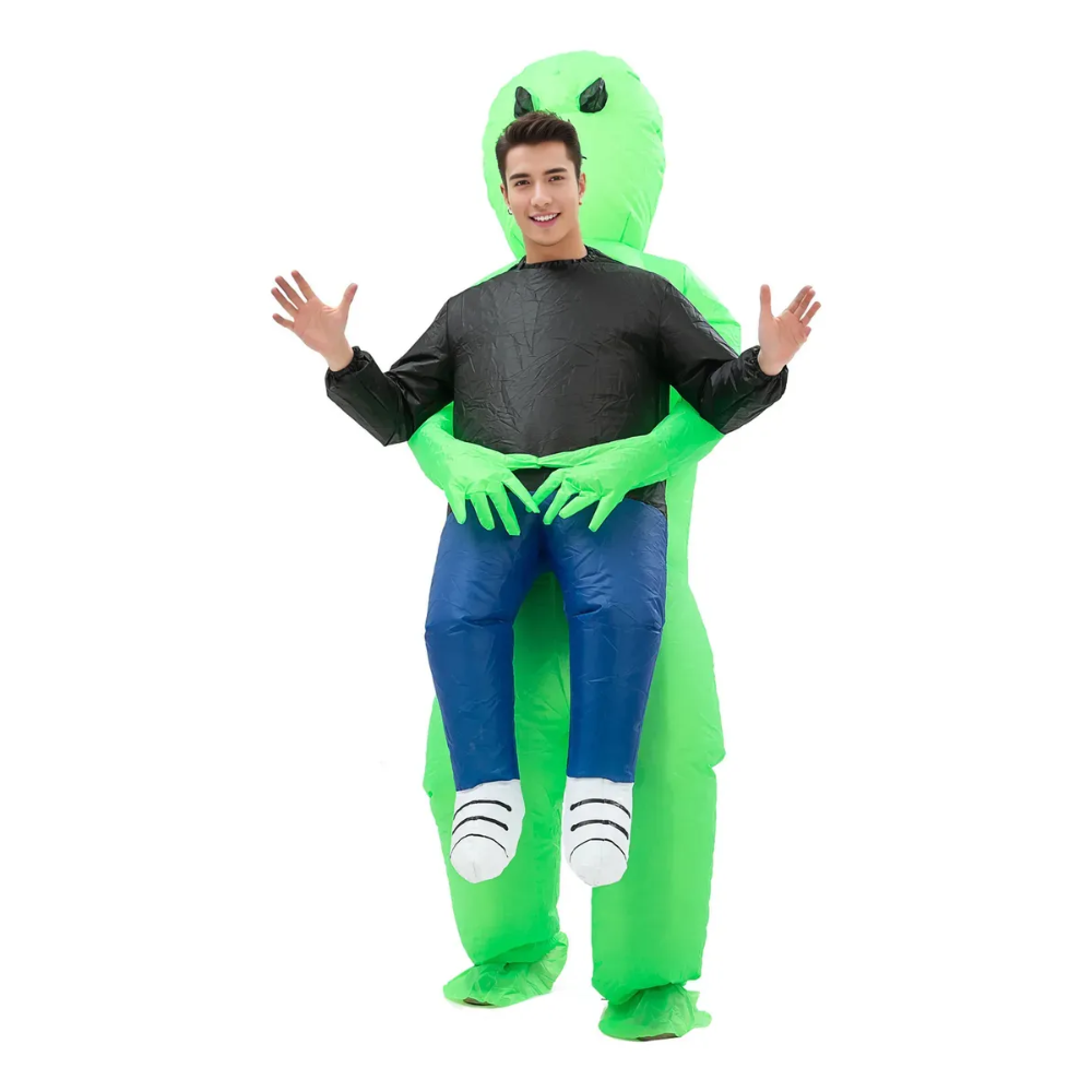 Disfraz Alien Inflable Disfraz De Marciano Inflador Incluido Disfraz De Extraterrestre Para Adultos