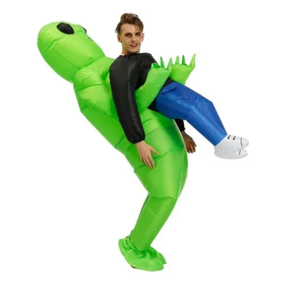 Disfraz Alien Inflable Disfraz De Marciano Inflador Incluido Disfraz De Extraterrestre Para Adultos