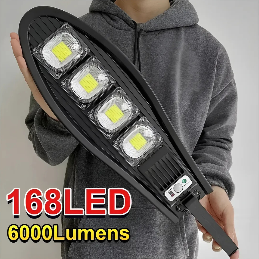 Reflector Solar Led Con Sensor Solar Y Control Remoto