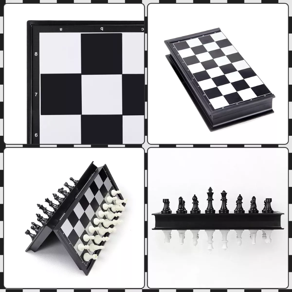 Ajedrez Magnetico Juego De Ajedrez Tablero Plegable 32x32cm