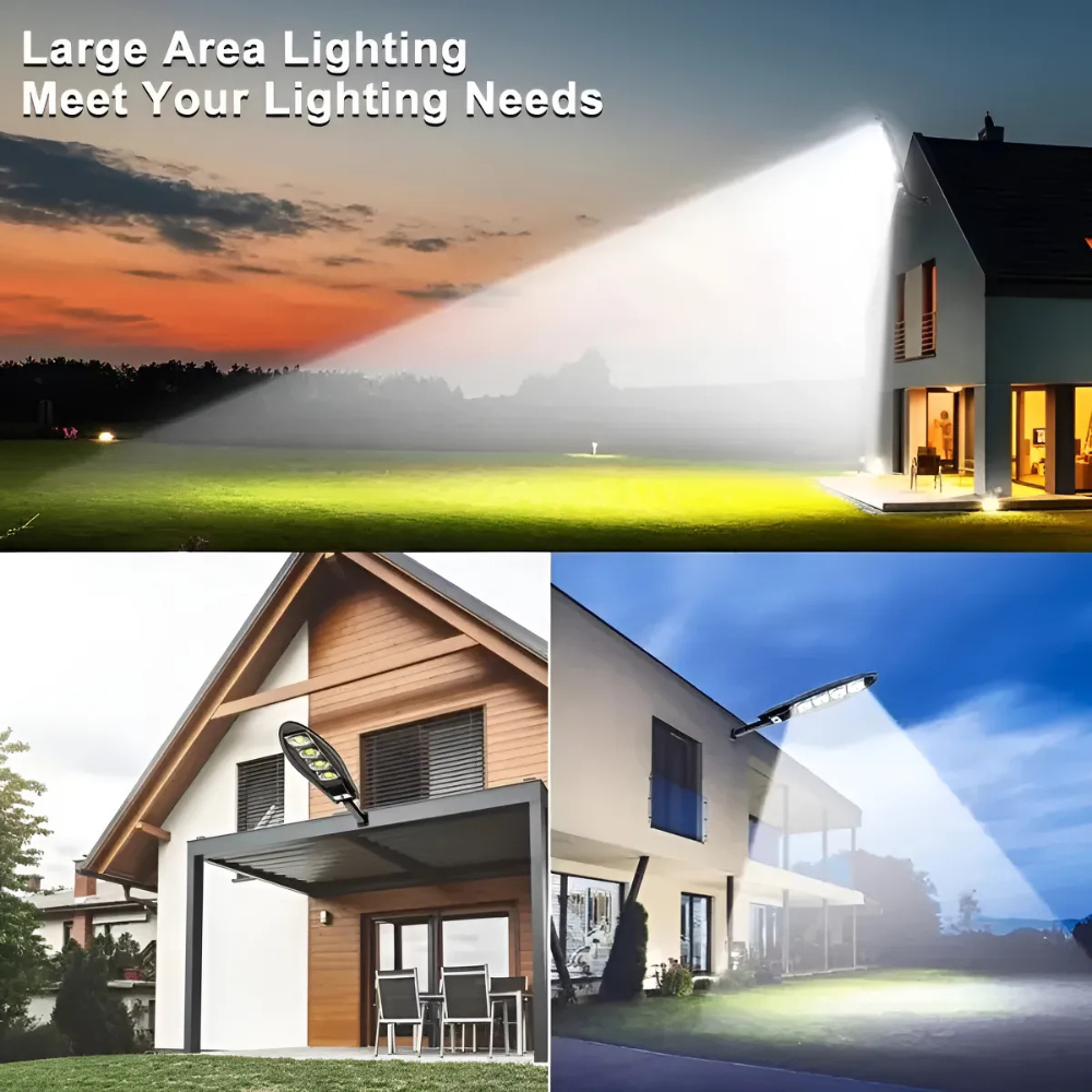 Reflector Solar Led Con Sensor Solar Y Control Remoto