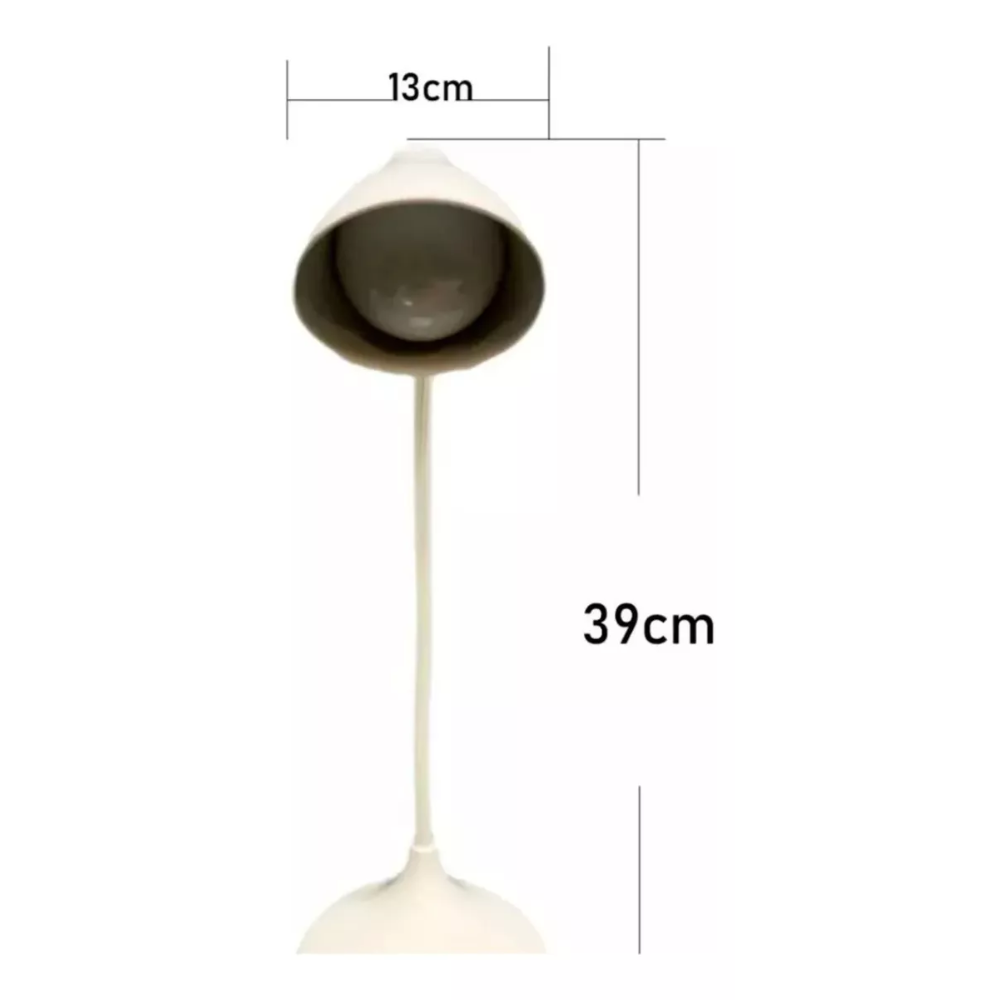 Lámpara De Escritorio Led Recargable De Toque Tactil Usb