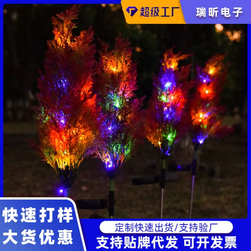 Luces Led Estaca Para Jardin Pino Decoracion Navidad