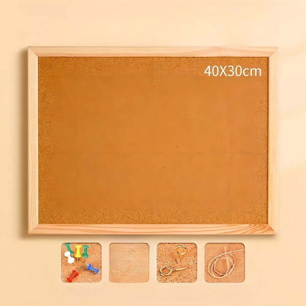 Pizarra Corcho 30x40 Cm Diario Mural Corcho Pizarra Corchos