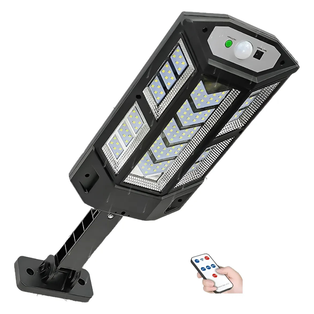 Lampara Solar Farol Solar Con Sensor De Movimiento Y Control