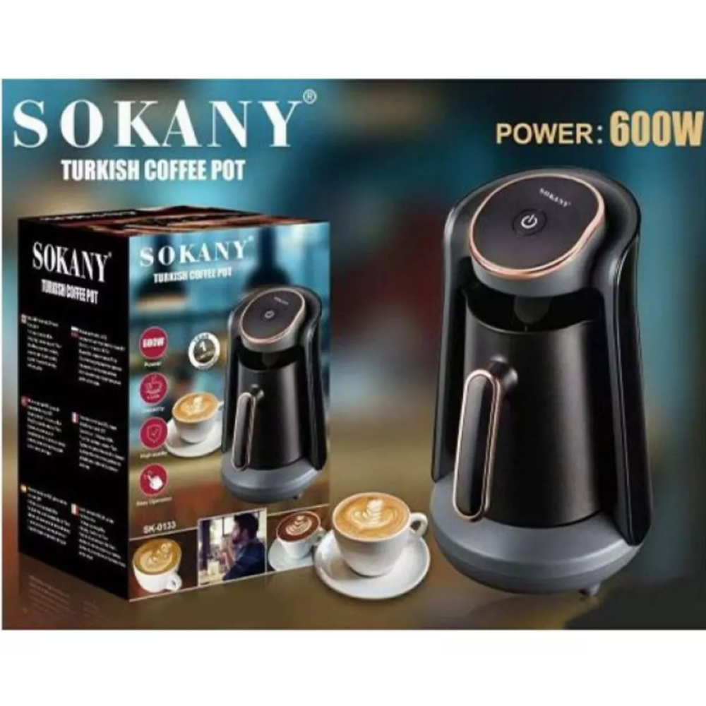 Cafetera Turca Hervidor Electrico Cafetera Sokany 600w 500ml
