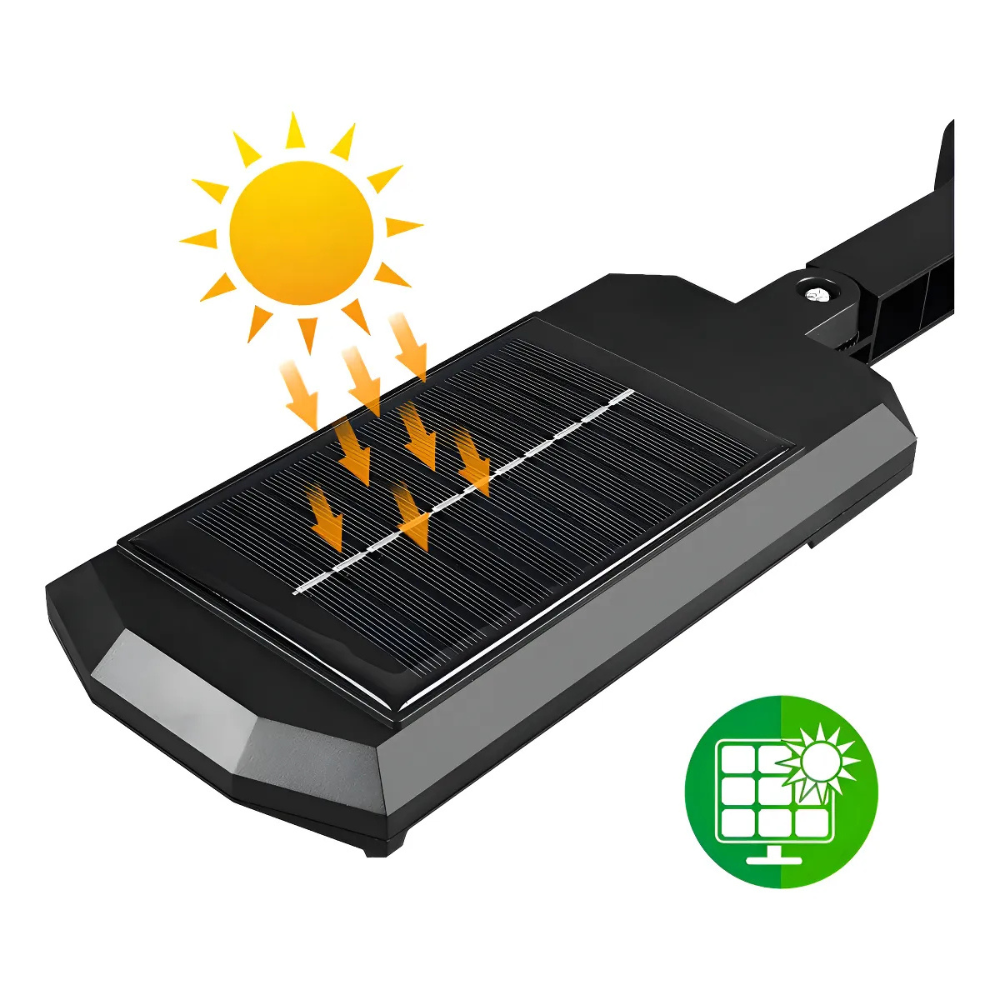 Lampara Solar Farol Solar Con Sensor De Movimiento Y Control