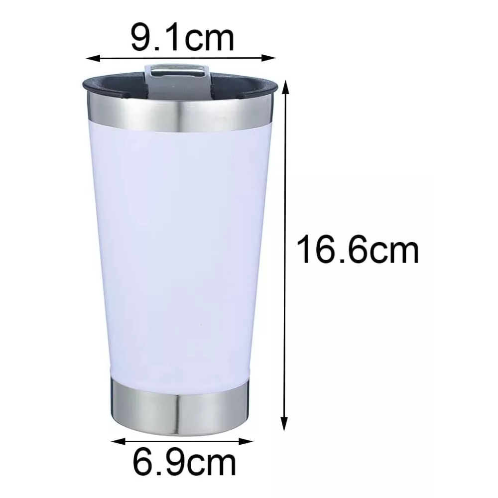 Vasos Para Cafe 590ml Vaso Termico Doble Pared Acero Inoxidable
