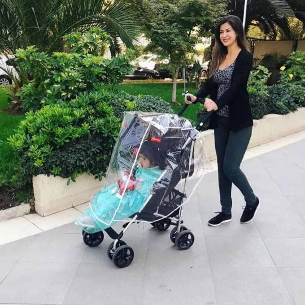 Cubre Coche Bebe Impermeable Cubre Coche Protector Lluvia