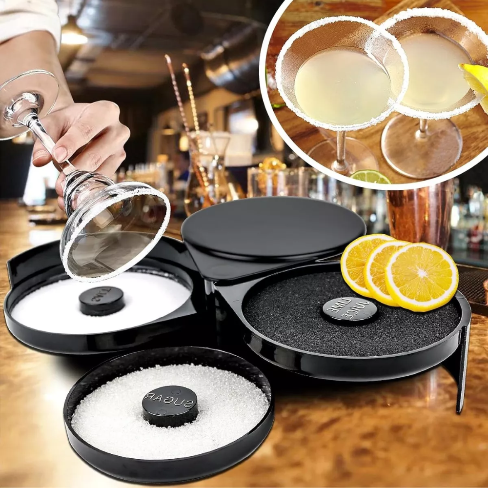 Escarchador De Vasos Set Bartender Copas Cheladas 3 Bandejas