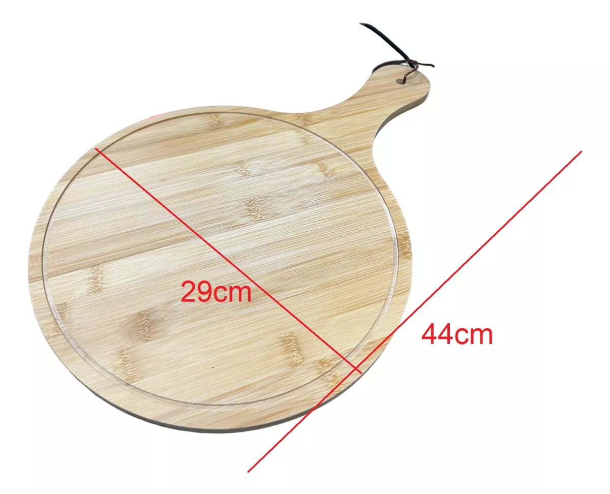 Tabla Madera Tablas Picoteo Plato De Madera Tabla Pizza 44cm