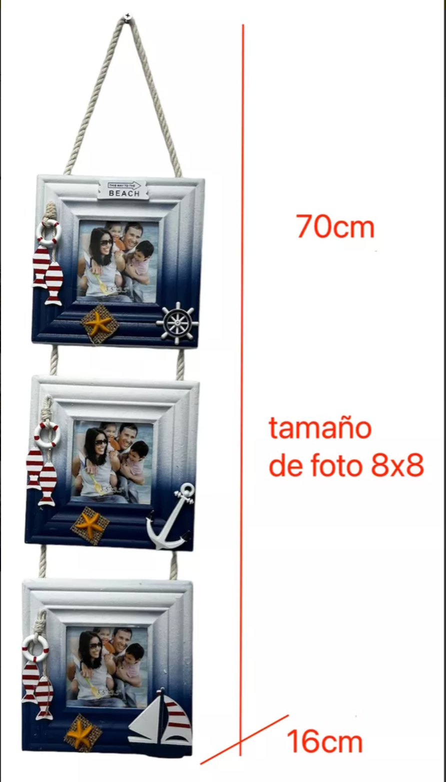 3en1 Marcos Para Fotos Porta Retratos Cuadros Fotos 8x8cm