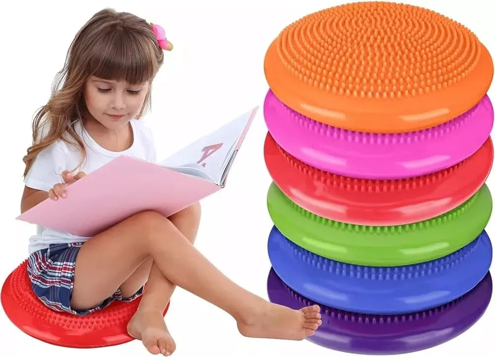 Bosu Equilibrio Cojin Sensorial Disco Equilibrio Yoga Erizo Antiestres 33cm Tdha