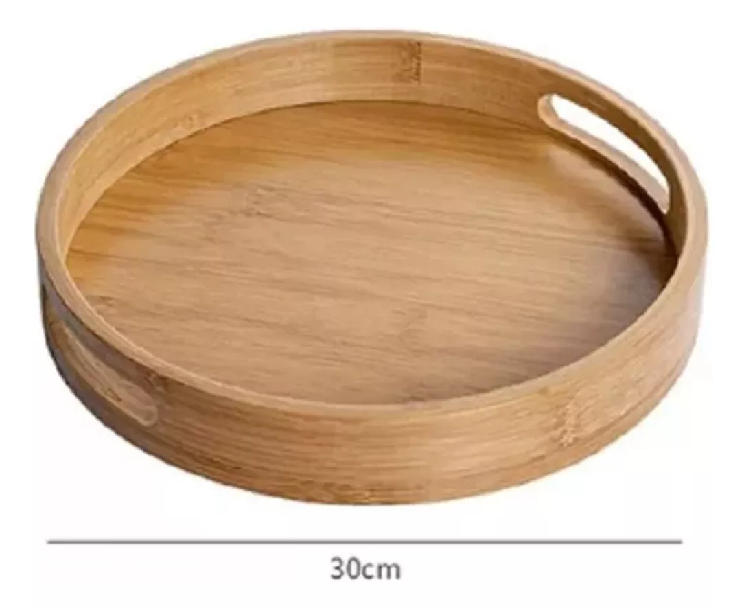 Bandeja Desayuno Bandejas Garzon Bandejas De Madera 30cm