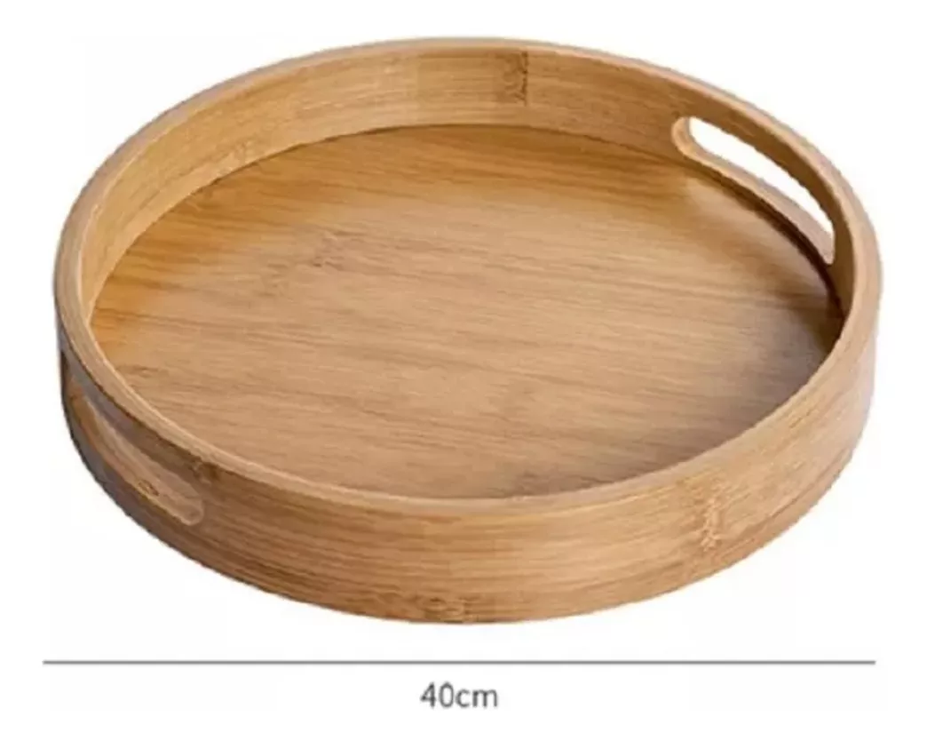 Bandeja Desayuno Bandejas Garzon Bandejas De Madera 40cm