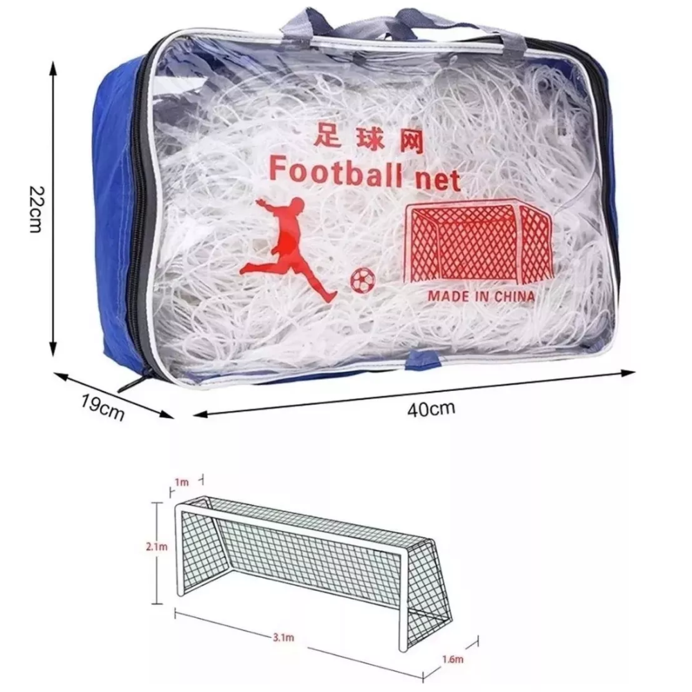 2 Mallas Futbol Malla Baby Futbol 3x2m Red Arco Red Futbol 5