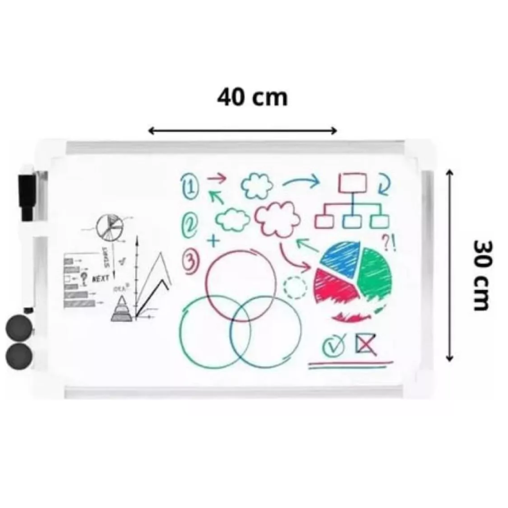 Kit Pizarra Acrilica 30x40 Pizarra Magnetica Pizarra Blanca