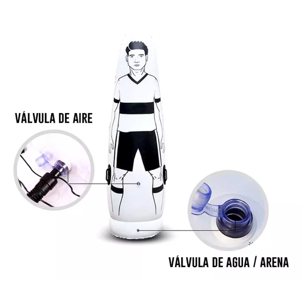 Barrera Tiros Libre Inflable Futbol Entrenamiento 175cm