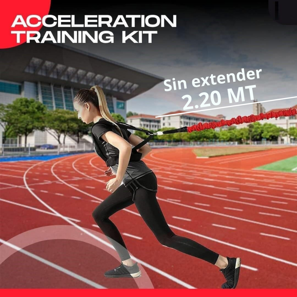 Kit Banda Entrenamiento Cuerda Velocidad Resistencia 2.20m