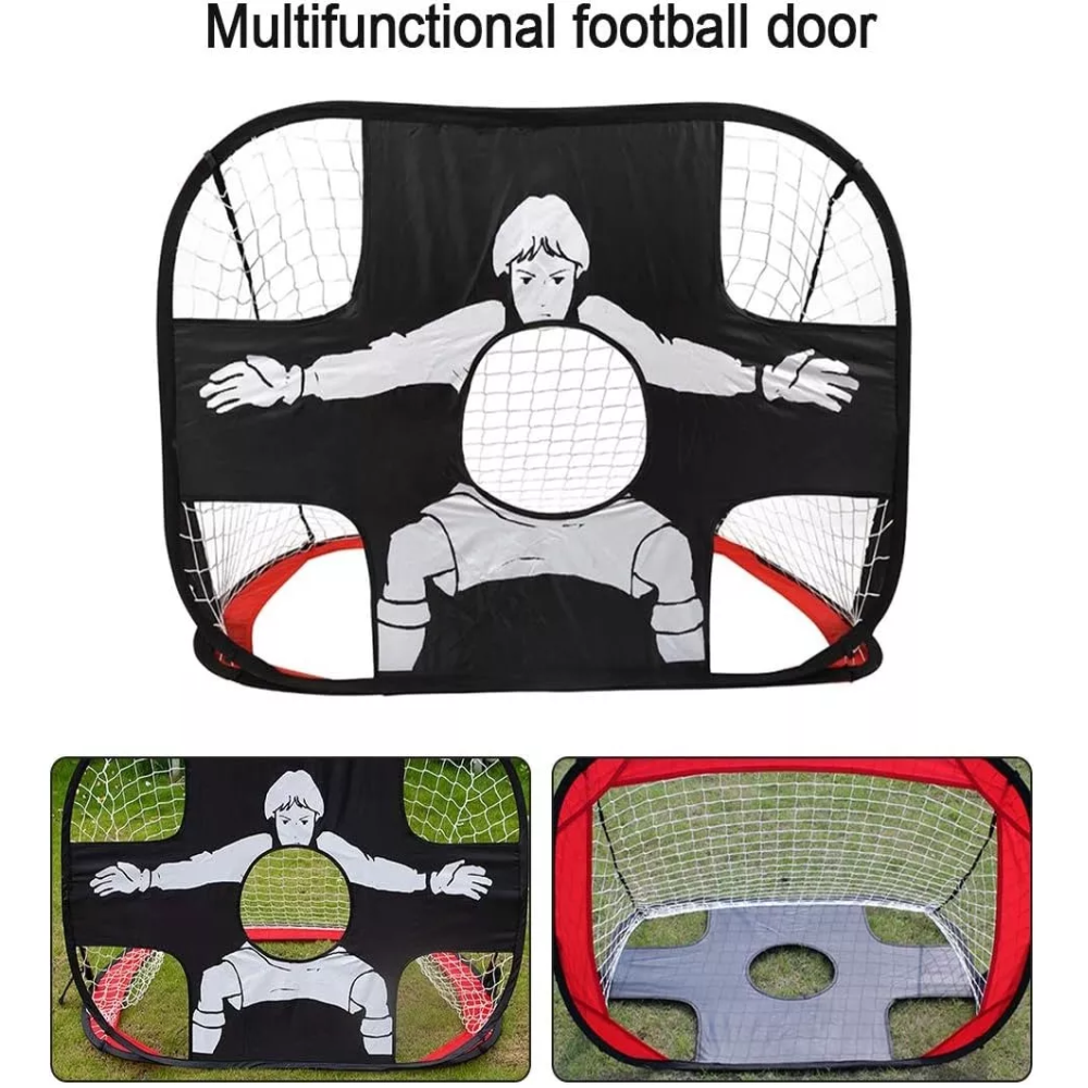 2en1 Futbol Arco Futbol Entrenamiento Niños Futbol 110x80cm