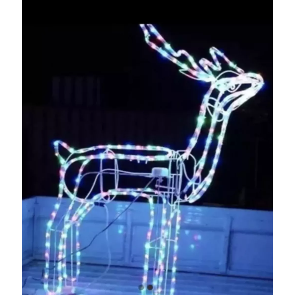 Reno Navideno Luz Renos De Navidad Reno Navideño Luces 95cm